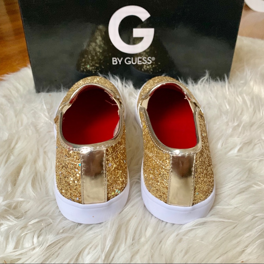 G by Guess Gold Glitter Sneakers - Picture 5 of 6